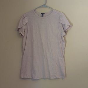 Large tan t-shirt